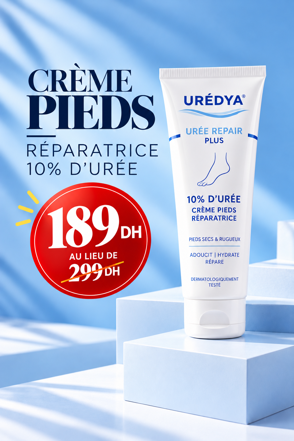 Crème Pieds Réparatrice 10 % d’Urée